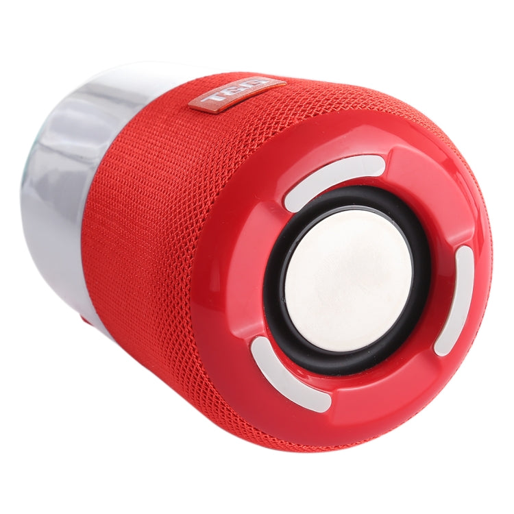 Coluna Estéreo Bluetooth Sem Fios Portátil T&G TG168 com Alça, Microfone Integrado, Suporta Luz LED Intermitente, Cartão TF, Disco U, Entrada AUX e Rádio FM, TG168