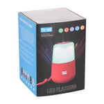 Coluna Estéreo Bluetooth Sem Fios Portátil T&G TG168 com Alça, Microfone Integrado, Suporta Luz LED Intermitente, Cartão TF, Disco U, Entrada AUX e Rádio FM, TG168