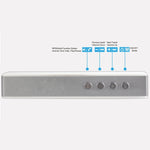 Coluna Bluetooth Multifuncional YM370 com Microfone, Suporta Chamadas Mãos Livres e Cartão TF