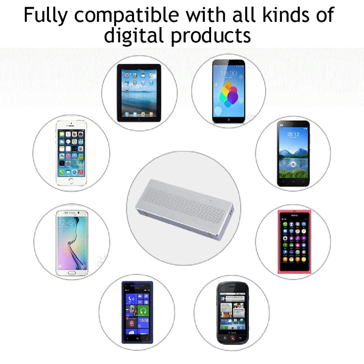 Coluna Bluetooth Multifuncional YM370 com Microfone, Suporta Chamadas Mãos Livres e Cartão TF