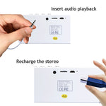 Coluna Bluetooth Multifuncional YM370 com Microfone, Suporta Chamadas Mãos Livres e Cartão TF