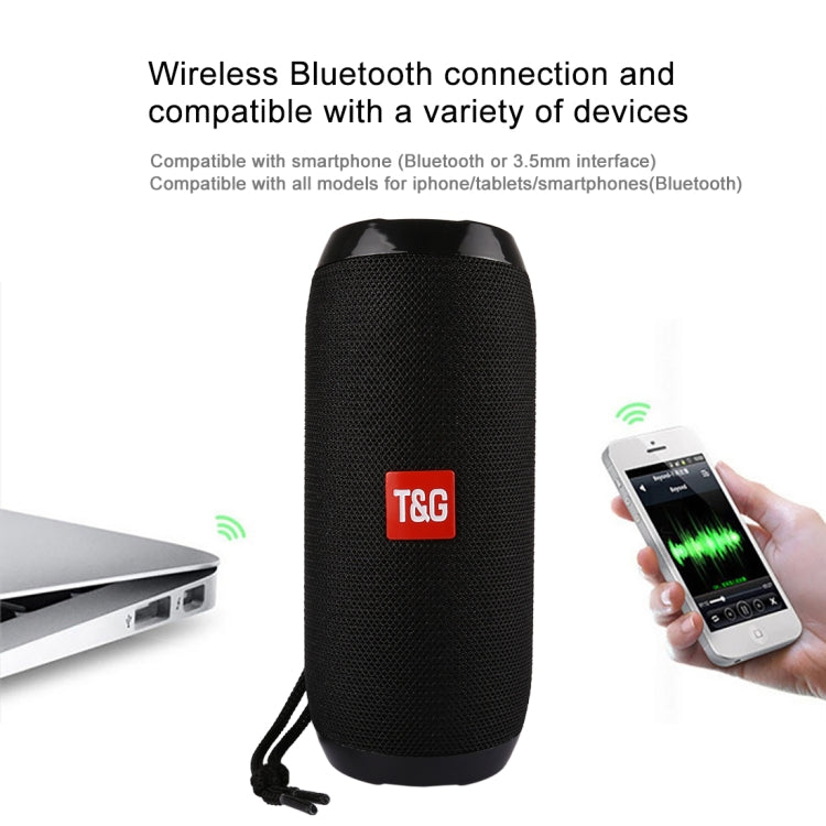 Com Microfone Integrado, Suporta Chamadas Mãos Livres, Cartão TF, Entrada AUX e Rádio FM, Distância Bluetooth: 10m, TG117, TG1127
