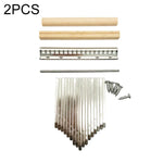Kit de Acessórios para Kalimba com 2 Peças de Teclas de Piano de Polegar de 17 Tons, 2 Peças 17 Tons