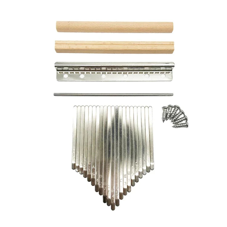 Kit de Acessórios para Teclas de Piano Kalimba de Polegar de 21 Tons, 21 Tons