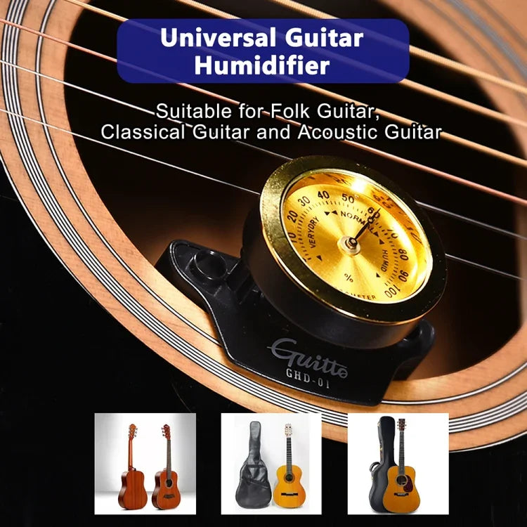 Humidificador Universal para Orifício de Som de Guitarra e Ukulele JOYO GHD-01, GHD-01