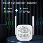 Repetidor Amplificador Wireless Dual Band 1200Mbps COMFAST CF-WR765AC com Antena Externa, CF-WR765AC