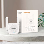 Repetidor Amplificador Wireless Dual Band 1200Mbps COMFAST CF-WR765AC com Antena Externa, CF-WR765AC