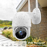 Tuya QX45 Câmara IP Sem Fios 2.4G IP65 Impermeável Full HD 1080P, Suporta Detecção de Movimento & Áudio Bidirecional & Visão Noturna & Cartão TF, Ficha AU, Suporta Detecção de Movimento