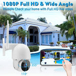 Tuya QX45 Câmara IP Sem Fios 2.4G IP65 Impermeável Full HD 1080P, Suporta Detecção de Movimento & Áudio Bidirecional & Visão Noturna & Cartão TF, Ficha AU, Suporta Detecção de Movimento