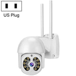 Tuya QX56 Câmara IP Sem Fios 2.4G IP66 Impermeável 3.0 Megapixels, Suporta Amazon Alexa & Google Home & Detecção de Movimento & Áudio Bidirecional & Visão Noturna a Cores & Cartão TF, Ficha EU, Suporta Amazon Alexa & Google Home