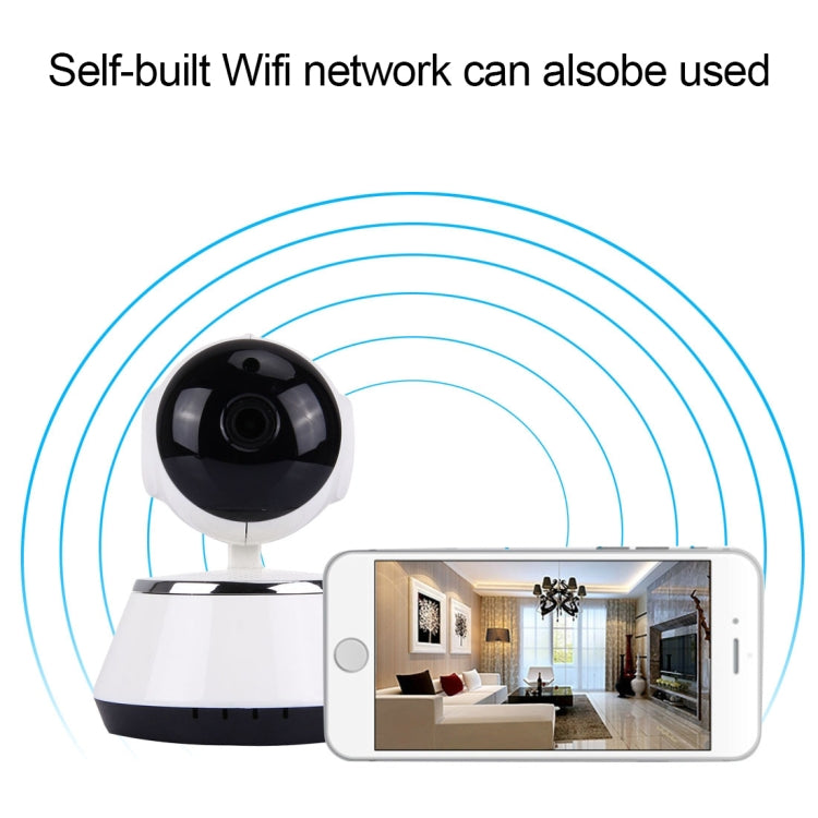V380 HD 1280 x 720P 1.0MP Câmara IP Rotativa 360 Graus Câmara de Segurança Inteligente WiFi Sem Fios, Suporta Cartão TF, Áudio Bidirecional, V380