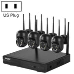 Sistema de Segurança NVR Sem Fios ESCAM WNK614 HD 3.0 Megapixels 8 Canais + 4 IPC, Plugue AU, WNK614