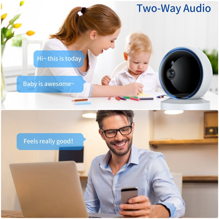 Câmara IP WiFi de Segurança Inteligente YT50-2 3.0MP Rotação 360, Suporta Cartão TF / Áudio Bidirecional / Deteção de Movimento / Visão Noturna, YT50-2