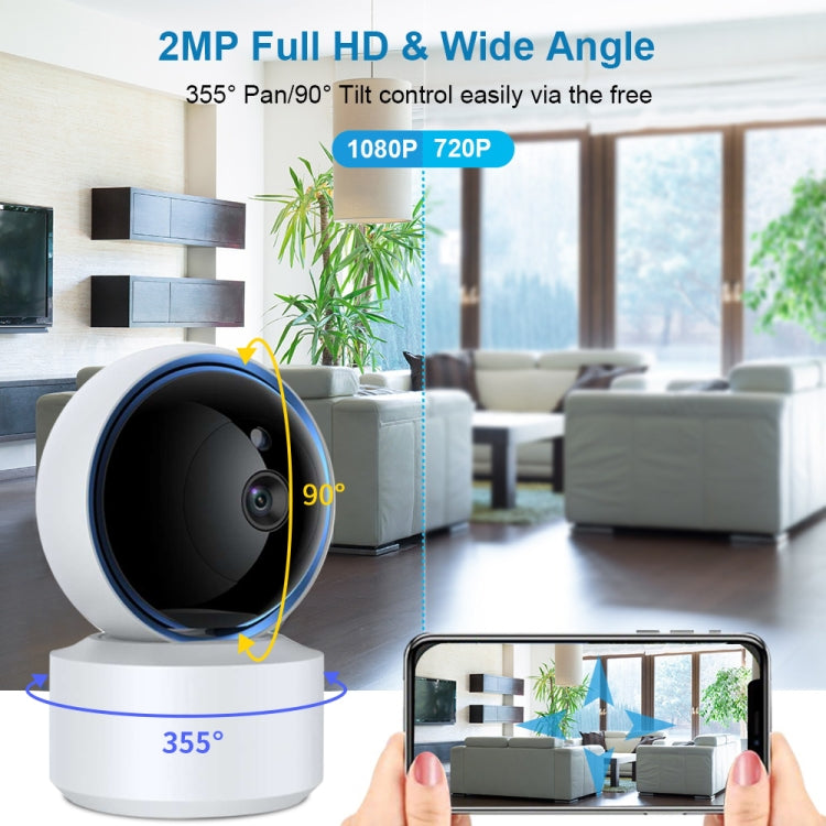 Câmara IP WiFi de Segurança Inteligente YT50-2 3.0MP Rotação 360, Suporta Cartão TF / Áudio Bidirecional / Deteção de Movimento / Visão Noturna, YT50-2
