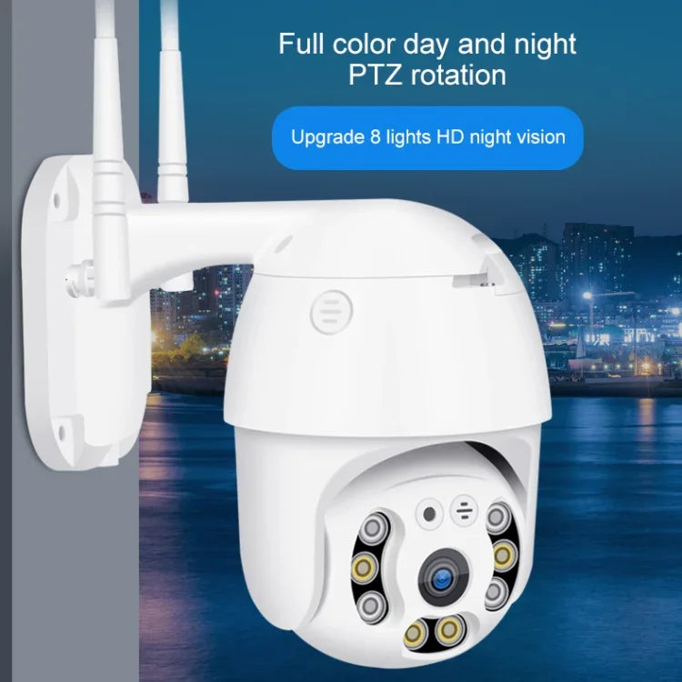 Câmara IP WiFi HD 1080P QX21, Suporta Visão Noturna & Detecção de Movimento & Áudio Bidirecional & Cartão TF, Ficha AU, QX21
