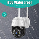 Câmara IP WiFi QX29 3.0MP HD, Suporta Visão Noturna & Deteção de Movimento & Áudio Bidirecional & Cartão TF, Ficha AU, QX29