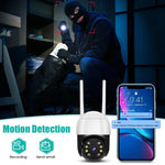 Câmara IP WiFi QX29 3.0MP HD, Suporta Visão Noturna & Deteção de Movimento & Áudio Bidirecional & Cartão TF, Ficha AU, QX29