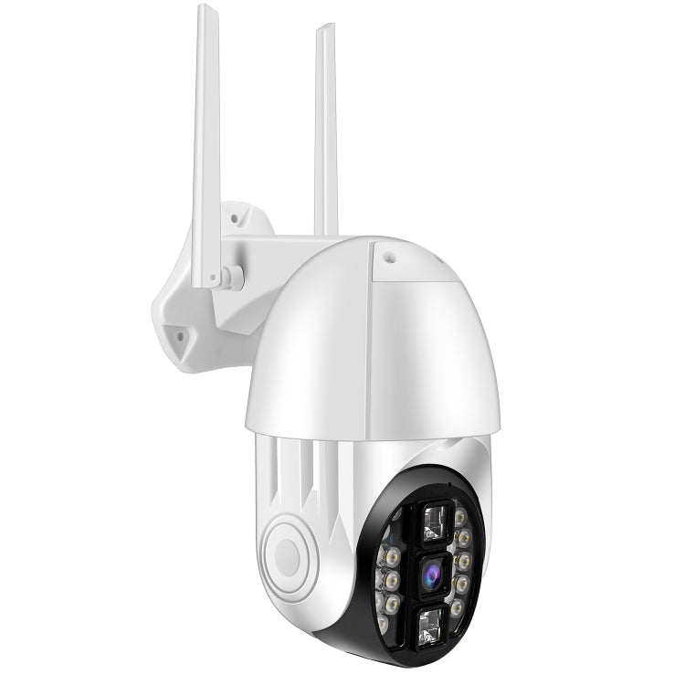 Câmara Panorâmica PTZ WIFI Rotativa 360 Graus 1080P QX33, Suporta Cor Total Dia e Noite & Intercomunicador de Voz Bidirecional & Alarme de Detecção de Movimento & Reprodução de Vídeo & Cartão TF de 64GB, Ficha AU, QX33