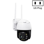 QX36 1080P 3.0MP Lente 3.6mm IP65 à prova de água PTZ Câmara WIFI Rotativa 360 Graus, Suporte para Cor Completa Dia e Noite & Intercomunicador Bidirecional & Detecção de Movimento Humanoide & Reprodução de Vídeo & Cartão TF 128GB, Ficha AU, QX36
