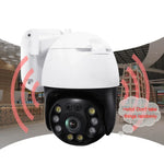 QX36 1080P 3.0MP Lente 3.6mm IP65 à prova de água PTZ Câmara WIFI Rotativa 360 Graus, Suporte para Cor Completa Dia e Noite & Intercomunicador Bidirecional & Detecção de Movimento Humanoide & Reprodução de Vídeo & Cartão TF 128GB, Ficha AU, QX36