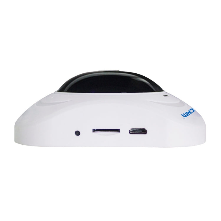 ESCAM Q8 Câmara IP WiFi 960P com Lente Olho de Peixe 360 Graus 1.3MP, Suporta Deteção de Movimento / Visão Noturna, Distância IR: 5-10m, Ficha AU, Q8 Ficha US, Q8  Ficha AU, Q8 Ficha EU, Q8 Ficha UK