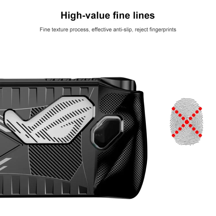 For ASUS ROG Ally Game Console TPU Protective Case, TPU Case (Black), TPU Case (White)