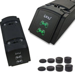 Base de Carregamento com Dupla Porta iplay / Suporte de Carregamento para Comando para Sony Playstation 4 PS4 & Slim PS4 Pro com Indicador LED, HBP-119