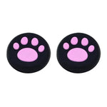 4 PCS Tampas Protetoras de Silicone com Pata de Gato para Joystick de Comando PS4 / PS3 / PS2 / XBOX360 / XBOXONE / WIIU