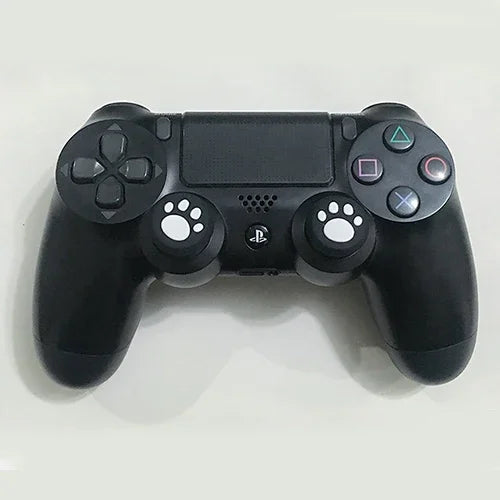 4 PCS Tampas Protetoras de Silicone com Pata de Gato para Joystick de Comando PS4 / PS3 / PS2 / XBOX360 / XBOXONE / WIIU