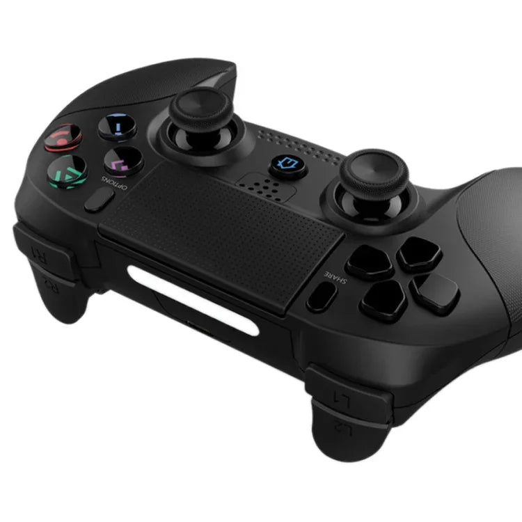 Comando de Jogo Sem Fios com Duplo Motor para Computador PS 4 / PS 3, XB-006 Preto