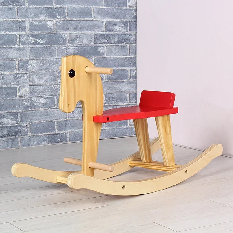 Cavalo de Balanço Infantil Cavalinho de Troia, Tamanho: 67x25x54cm, A-003