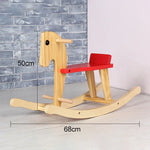 Cavalo de Balanço Infantil Cavalinho de Troia, Tamanho: 67x25x54cm, A-003