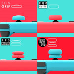 Tampa de Botão para Joystick Esquerdo + Direito para Switch, Para Switch(Preto), Para Switch(Azul + Magenta), Para Switch(Verde + Vermelho), Para Switch(Vermelho)