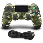 Comando com Fios para Sony PS4, Camuflado Verde