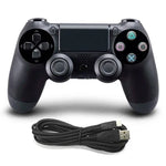 Comando com Fios para Sony PS4, Azul, Branco, Preto
