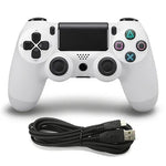 Comando com Fios para Sony PS4, Azul, Branco, Preto