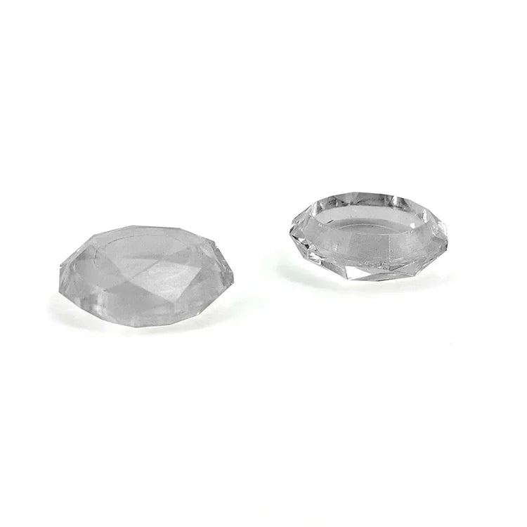 2 Tampas de Textura Diamante para Pegas de Jogos PS5, Azul, Vermelho, Branco Transparente, Verde