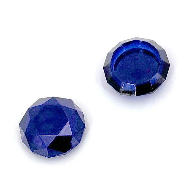 2 Tampas de Textura Diamante para Pegas de Jogos PS5, Azul, Vermelho, Branco Transparente, Verde
