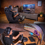 Volante de Corrida Logitech G923 com Pedais e Alavanca de Mudança para PS5 / PS4 / PC, G923