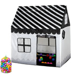 Tenda de Brincar para Crianças com Estampado, Pequena Casa de Jogos, com 50 Bolas Oceânicas, com 50 Bolas Oceânicas (Preto e Branco), com 50 Bolas Oceânicas (Rosa), com 50 Bolas Oceânicas (Verde), com 50 Bolas Oceânicas (Rosa Claro)