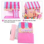 Tenda de Brincar para Crianças com Estampado, Pequena Casa de Jogos, com 50 Bolas Oceânicas, com 50 Bolas Oceânicas (Preto e Branco), com 50 Bolas Oceânicas (Rosa), com 50 Bolas Oceânicas (Verde), com 50 Bolas Oceânicas (Rosa Claro)