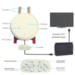 Controlador de Baquetas para Jogos DOBE TNS-1867 Kits de Bateria Taiko para Nintendo Switch, Para Nintendo Switch