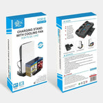 Base Multi-funções com Ventoinha de Arrefecimento e Bandeja de Armazenamento para PS5 De / UHD KJH P5-010-2, KJH P5-010-2
