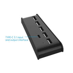 Adaptador Hub Expansor USB 6 em 1 KJH P5-008 para PS5, KJH P5-008
