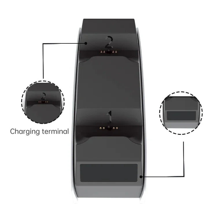 Carregador Duplo para Comandos de Jogo iPlay HBP-245 para PS5, HBP-245