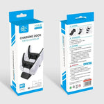 Base de Carregamento Dupla para Comandos KJH para PS5, Base de Carregamento para PS5