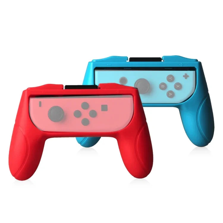 OIVO 2 PCS Pegas de Comando Esquerda e Direita para Nintendo Switch Joy-con Grip, Vermelho e Azul