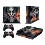 Autocolante de Película Protetora de Cor Fashion com Padrão Clown Bucky para Sony PS4, Padrão Clown Bucky