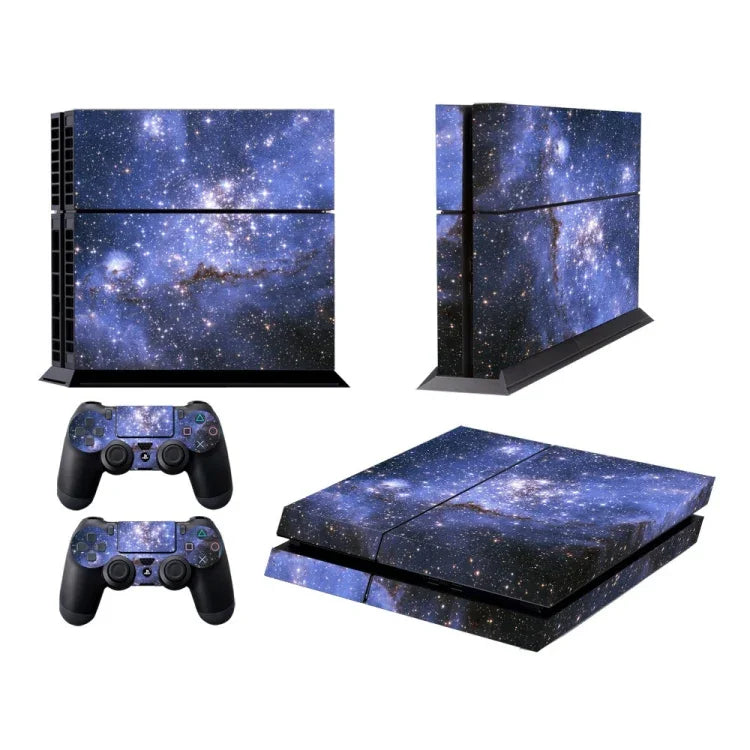 Autocolante de Filme Protetor de Cor Fashion Padrão Céu Estrelado para Sony PS4, Padrão Céu Estrelado