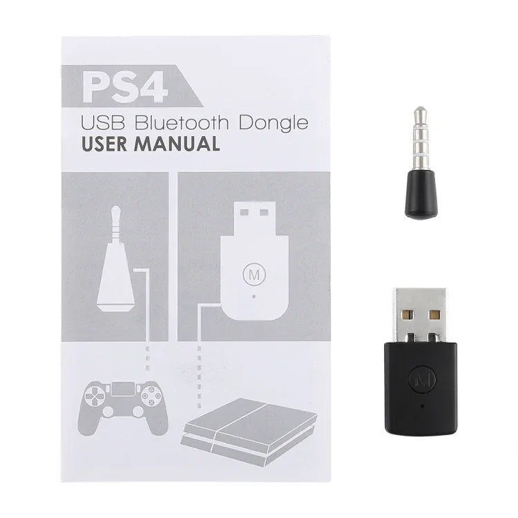 Adaptador Bluetooth 3.5mm & USB Dongle Receptor e Transmissores para Sony PlayStation PS4, Para PS4